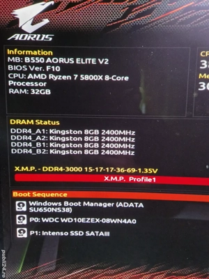 Memorii desktop KINGSTON HyperX Fury RGB 32GB ddr4 (4x8GB), 3000MHz - imagine 2