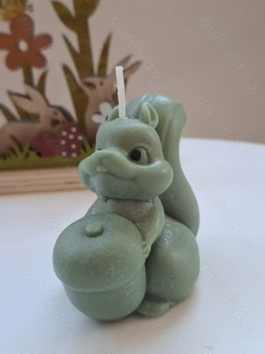 Lumanare decorativa - veverita