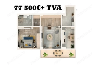 Proiect NOU - Apartamente de vânzare - Valea Lupului Bloc 4 etaje cu lift - imagine 6