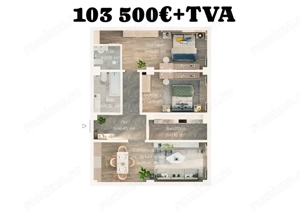 Proiect NOU - Apartamente de vânzare - Valea Lupului Bloc 4 etaje cu lift - imagine 10