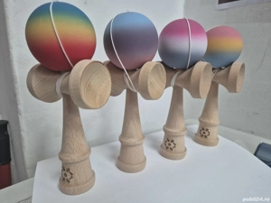 Kendama din lemn, diferite culori. Produs nou !