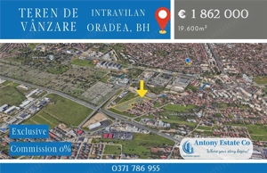 Oportunitate de investitie pentru dezvoltatori, Teren intravilan de vânzare, Oradea