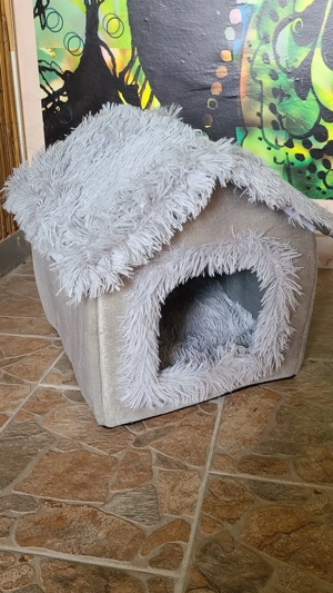 Culcus tip casuta de lux animale   casa pisici și catei LARGE NOUA! Casa caini si pisici