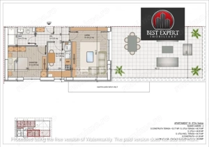 Apartament 2 camere cu Terasa generoasa