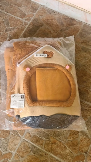 OFERTA! Casuta animale pufoasa   culcus caini si pisici Large NOUA! - imagine 4