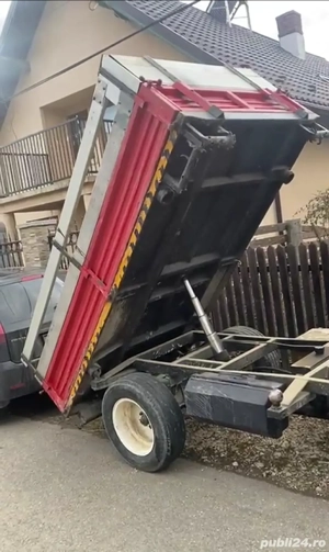 Remorca basculabila+platforma fan