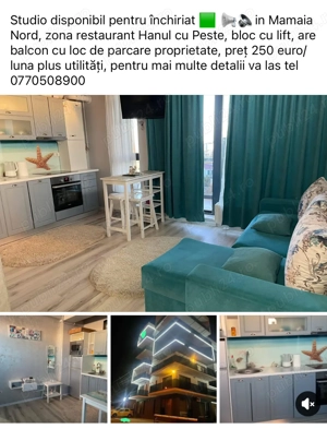 Închiriez studio mamaia nord