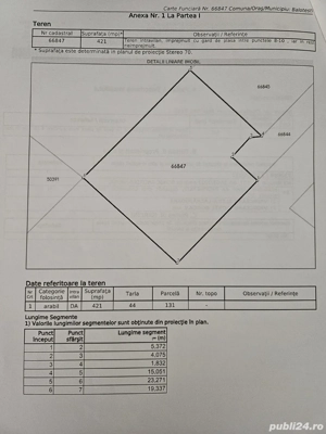 Teren intravilan Balotești  - imagine 3