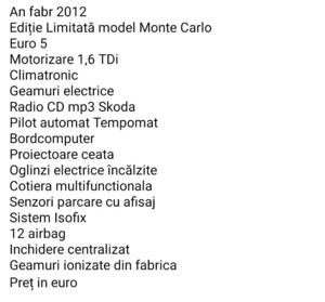 Skoda Fabia Monte Carlo - imagine 5