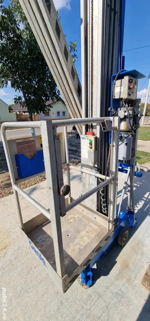 Vand lift nacela platforma ridicare eletrica 220 v  Genie 12 metrii ( nacela interior 12 m) - imagine 5