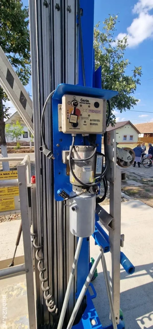 Vand lift nacela platforma ridicare eletrica 220 v  Genie 12 metrii ( nacela interior 12 m) - imagine 4