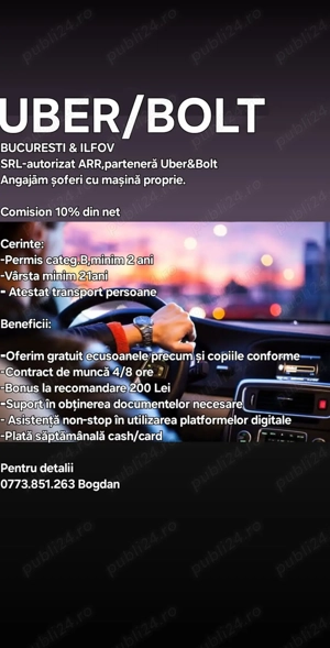 Șofer uber bolt