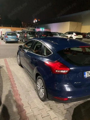  Ford Focus 1.0 Ecoboost, an 2015,  125 cp, Start Stop albastru metalizat   - imagine 4