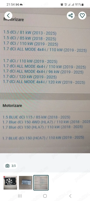 Electroventilator(GMV) marca Nissan cod 21481HV80B