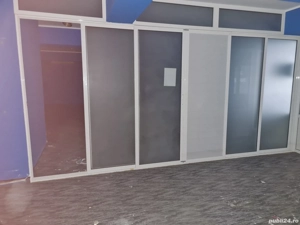 panou evantai din aluminiu cu geam termopan