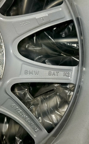 Jante aliaj originale BMW G20/21 6,5J 16"ET22 senzori presiune, ca noi - imagine 2