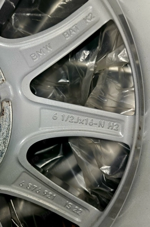 Jante aliaj originale BMW G20/21 6,5J 16"ET22 senzori presiune, ca noi - imagine 4