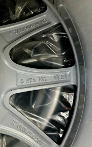 Set 4 roti iarna BMW seria 3 G20/21, 205/60/16, 6,5J 16"ET22 senzori presiune, 6mm profil - imagine 7