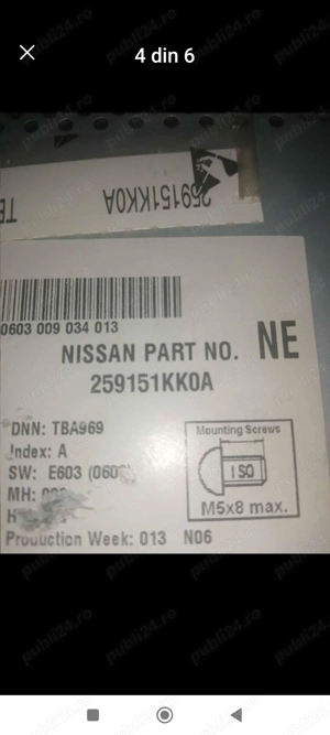 Navigație Nissan Juke (P12C)  - imagine 5