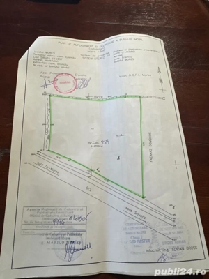 Teren extravilan 2800 m Pătrați Eremitu Mureș  - imagine 4