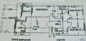 Închiriere apartament 3 camere , situata în Târgu Jiu,  Str. 23 August - imagine 13