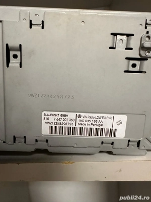 vand radio cd vw low Eu bvx rcd 310 - imagine 2