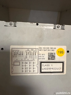 vand radio cd vw low Eu bvx rcd 310