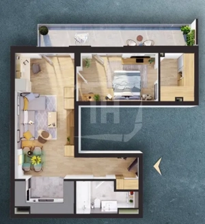 Apartament 2 camere, finisat, Elite City