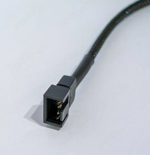 Set 5x cabluri prelungire ventilator molex 4 pini (fan, cooler) - imagine 3