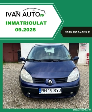 Renault Scenic benzina RATE FARA AVANS