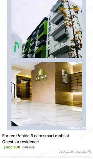 Vand apartam 2 cam smart lux  UNIVERSITATII resident