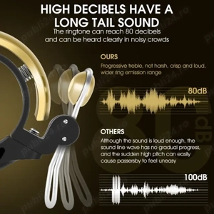 Sonerie q bell minimalista ghidon bicicleta trotineta 80dB claxon mtb