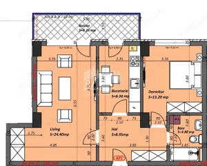 Tomis Plus- Madrid 48, apartament 2 camere - imagine 4