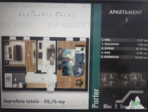 Apartament spatios 2 camere, bloc nou, zona deosebita parc Tudor Arghezi - imagine 2