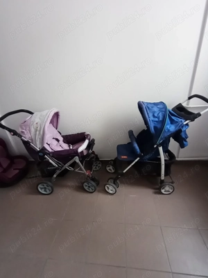 Vând carucior  bicicleta