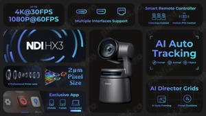 OBSBOT Tail Air AI-powered PTZ streaming camera   Mastermind on Air -