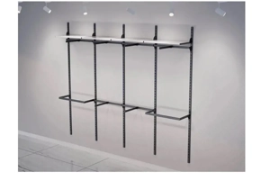 mobilier inox sticla magazin vestimentar