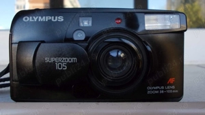 Aparat foto film OLYMPUS SuperZoom 105 camera cu pelicula automat,JAPAN - imagine 2