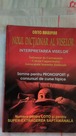 Cartea "Noul dictionar al viselor",de Orfeo Malaspina