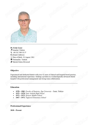 Medic stomatolog cu experienta dores colaborare sau angajare la un cabinet stomatologic