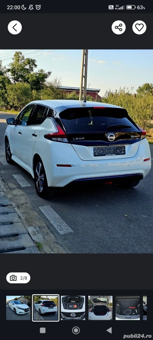 nissan leaf electrica  din Romania 