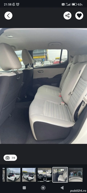 nissan leaf electrica  din Romania  de nou  - imagine 3