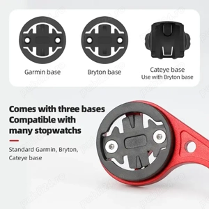 Suport GPS Garmin Bryton Cateye Igpsport aluminiu bicicleta trotinetă - imagine 2