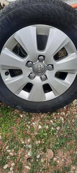 set jenți aliaj 195 65 R15 originale audi  - imagine 4