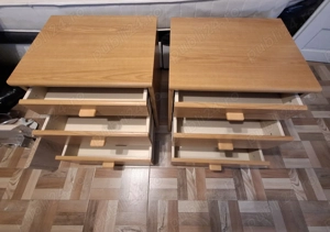 Noptiere cu 3 sertare, 2 bucati. Aproape noi. - imagine 5