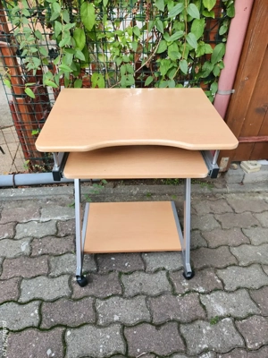 birou copii scoală cu roti si tabie extensibilă  - imagine 3
