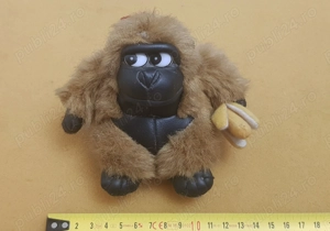 Papusa - Gorila cu Banana din Blana si Piele Ecologica