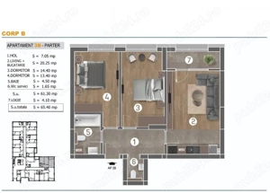 Apartament 3 camere - finisaje top - Berceni - pret cu tva inclus - mutare rapida - imagine 4