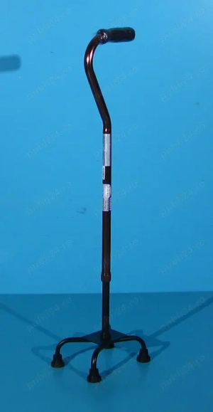 Baston din aluminiu cu 4 picioare