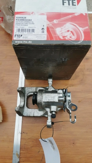 FTE 9290628 Etrier de frână Axa spate dreapta, gri, Fonta, fara suport 